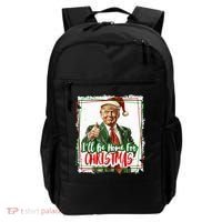 Funny Trump Daddys Home Christmas Again 2024 2028 Backpack thumb 0
