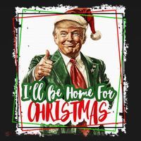 Funny Trump Daddys Home Christmas Again 2024 2028 Women's Hoodie thumb 2