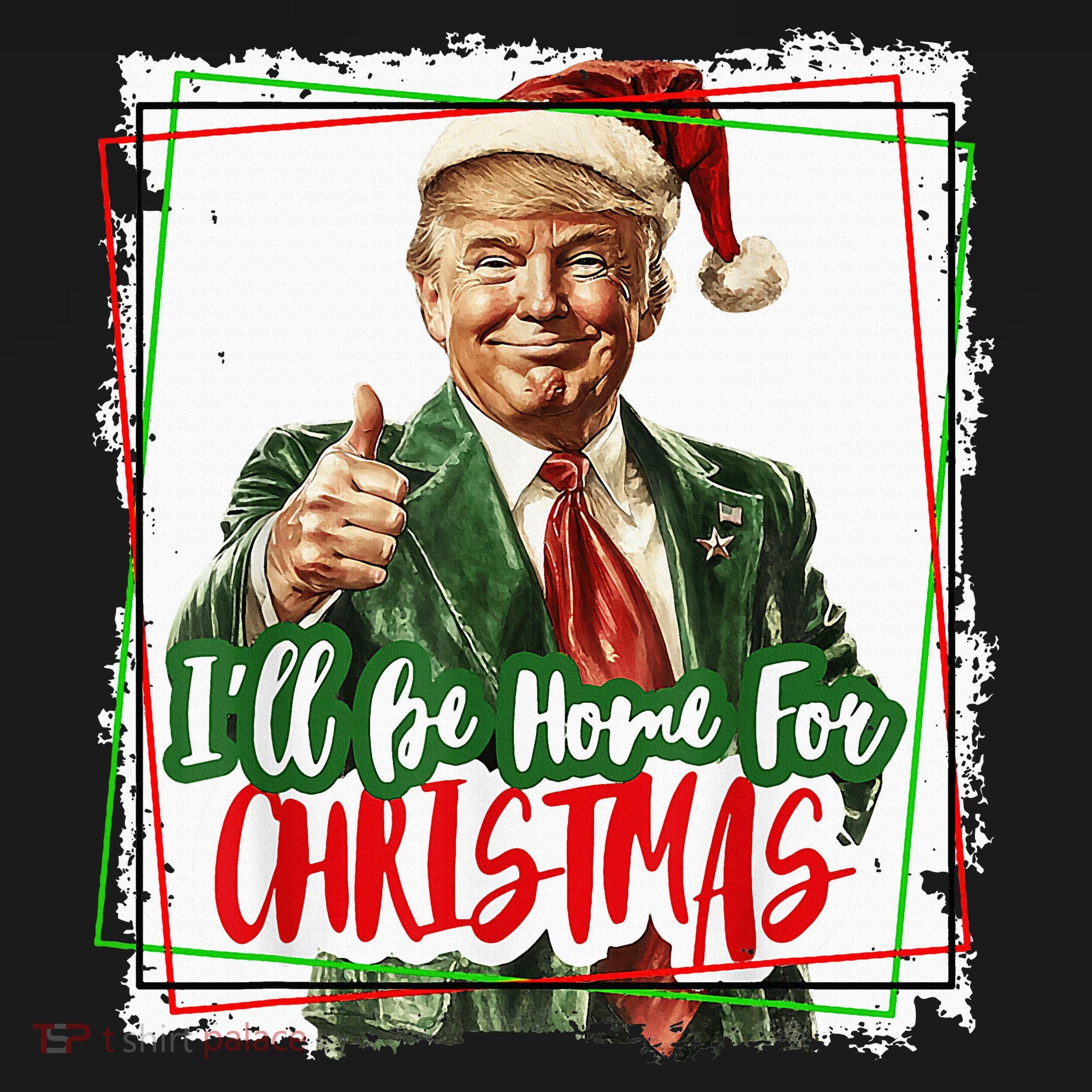 Funny Trump Daddys Home Christmas Again 2024 2028 Women's Hoodie
