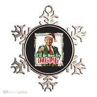 Funny Trump Daddys Home Christmas Again 2024 2028 Ornament thumb 0