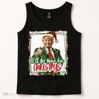 Funny Trump Daddys Home Christmas Again 2024 2028 Tank Top thumb 2