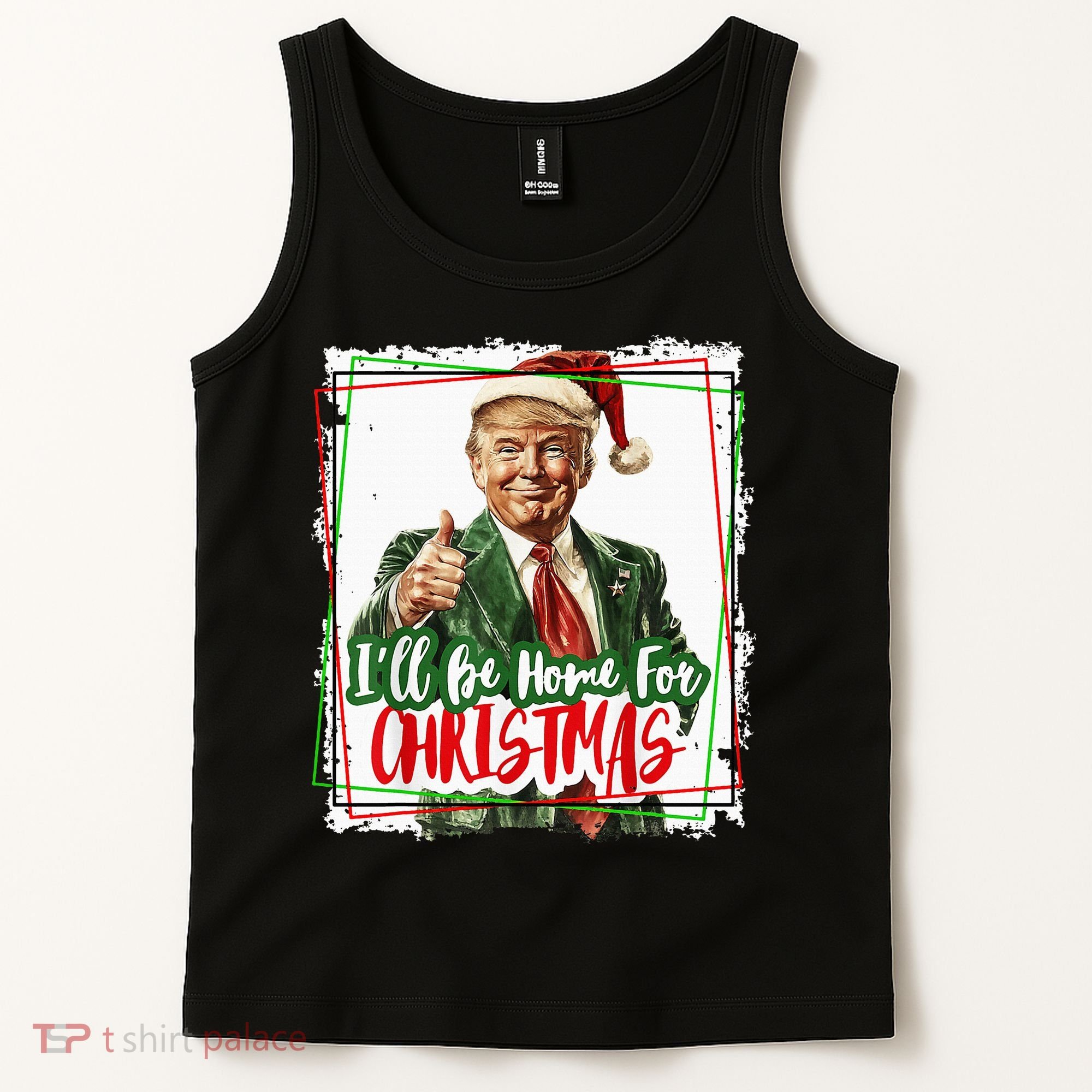 Funny Trump Daddys Home Christmas Again 2024 2028 Tank Top