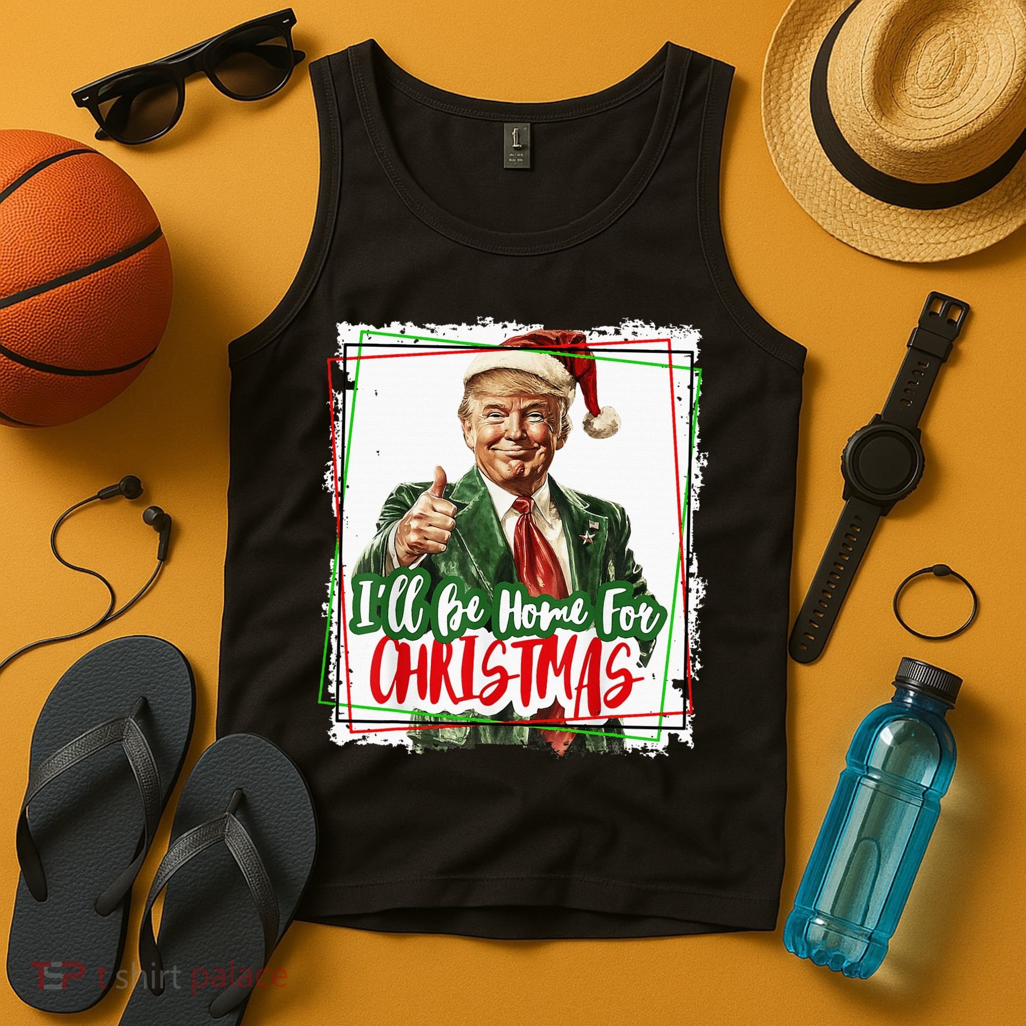 Funny Trump Daddys Home Christmas Again 2024 2028 Tank Top