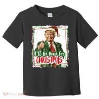 Funny Trump Daddys Home Christmas Again 2024 2028 Toddler T-Shirt thumb 0