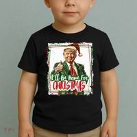 Funny Trump Daddys Home Christmas Again 2024 2028 Toddler T-Shirt thumb 2
