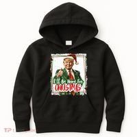 Funny Trump Daddys Home Christmas Again 2024 2028 Kids Hoodie thumb 0