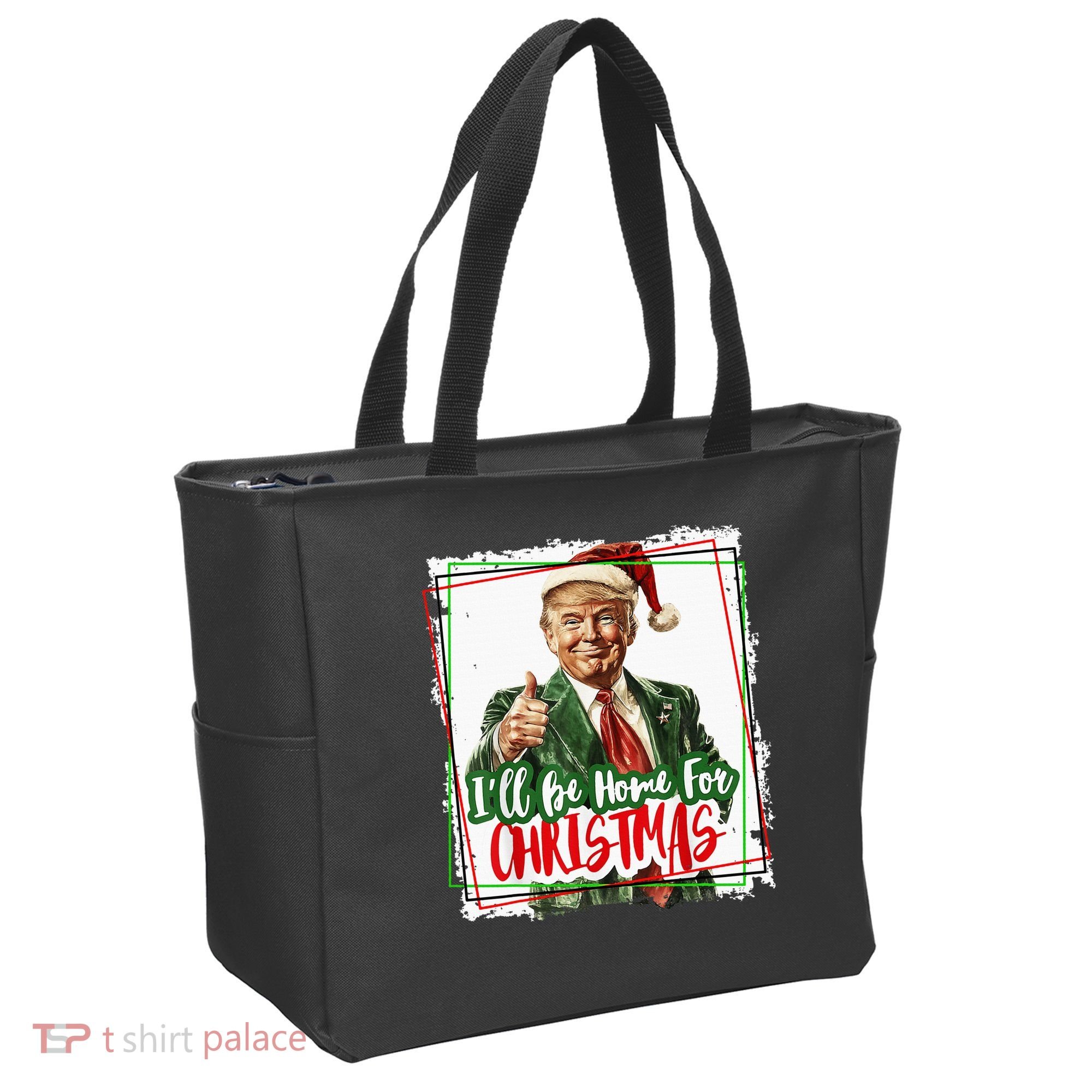 Funny Trump Daddys Home Christmas Again 2024 2028 Tote Bag
