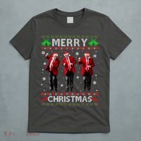 Funny Trump Dance Merry Christmas Ugly Xmas Sweater Pajamas T-Shirt thumb 5