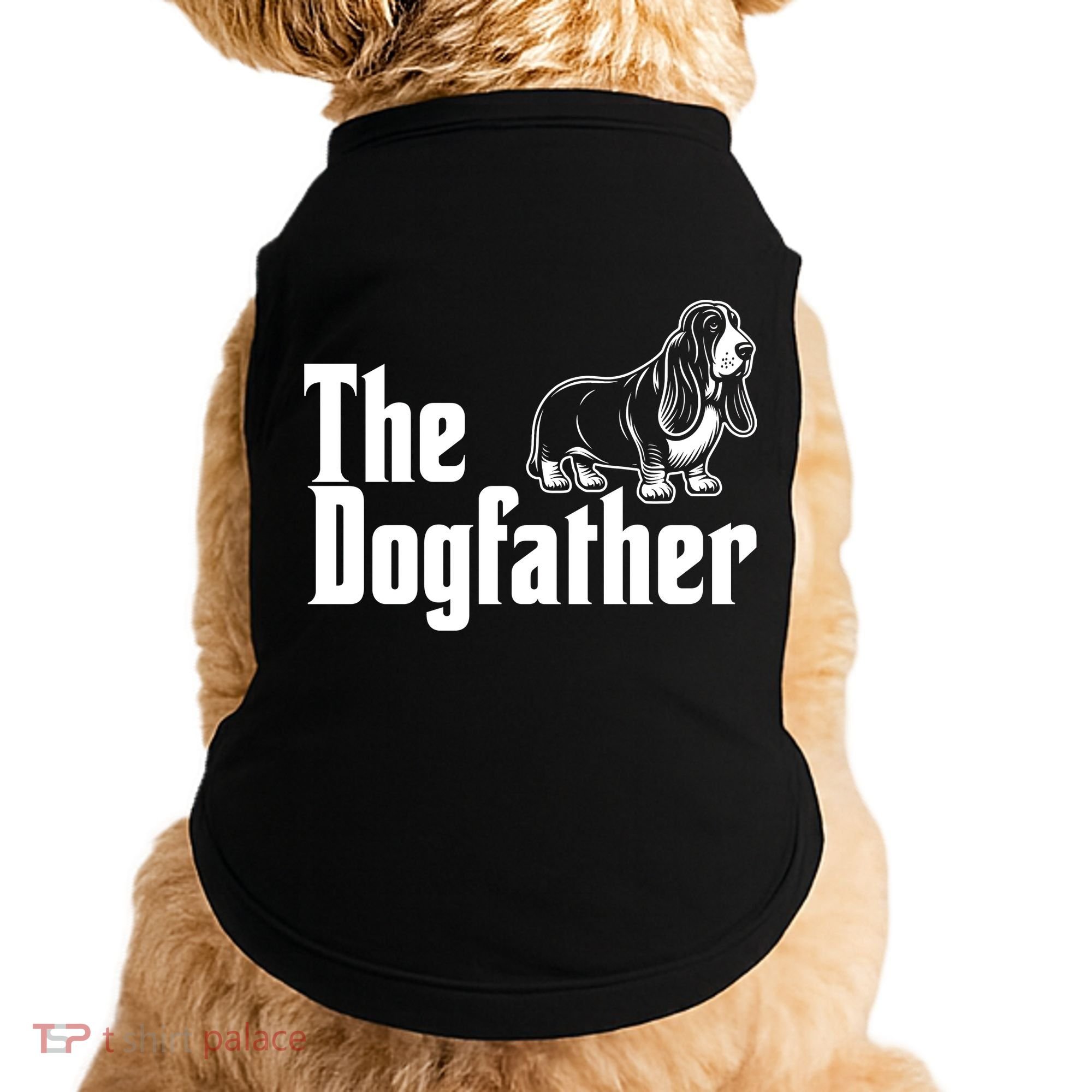 Funny The Dogfather Bassett Hound Lover Doggie Tank