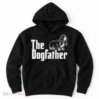Funny The Dogfather Bassett Hound Lover Hoodie thumb 0