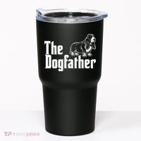 Funny The Dogfather Bassett Hound Lover Tumbler thumb 0