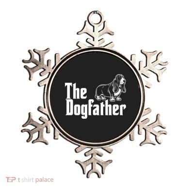 Funny The Dogfather Bassett Hound Lover Ornament
