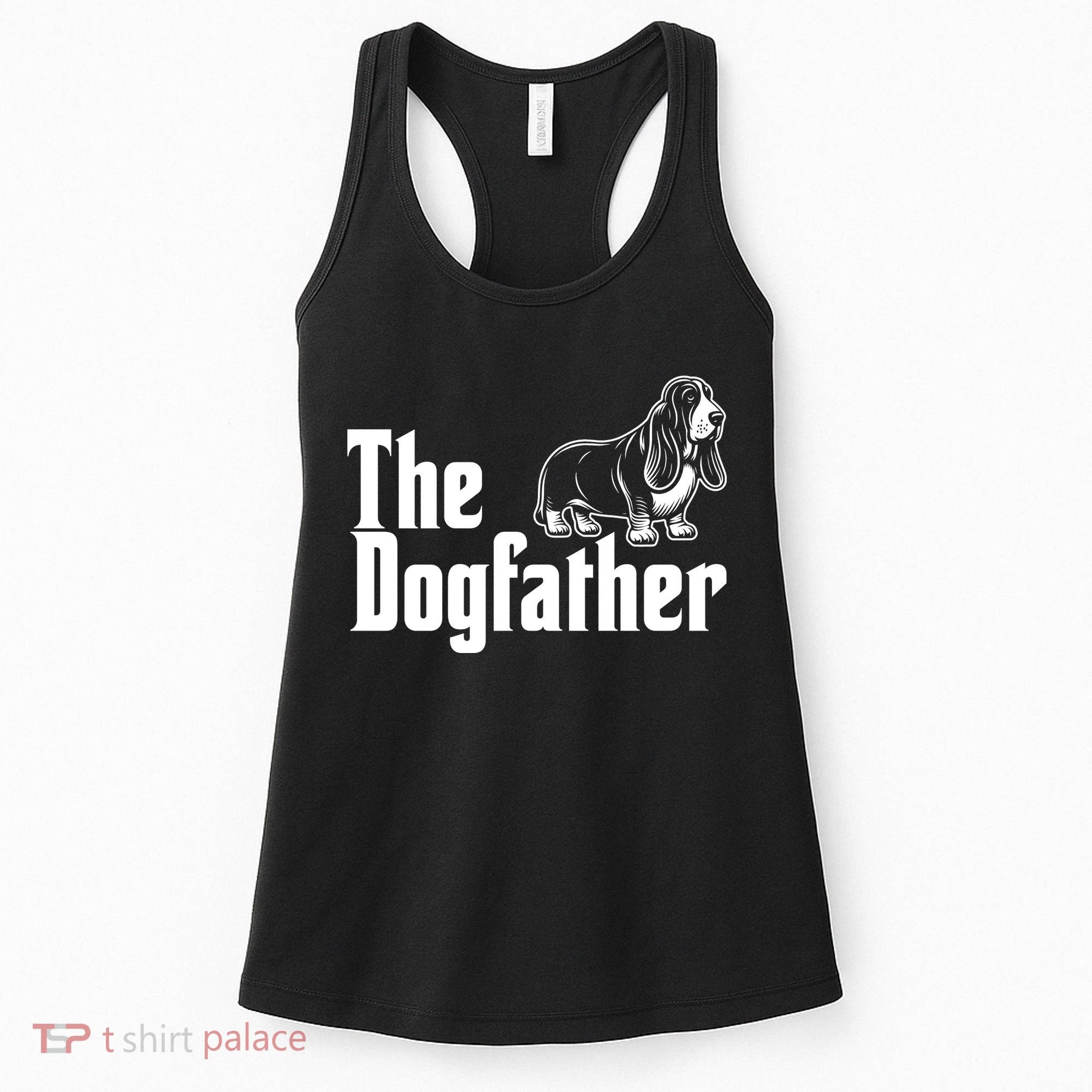 Funny The Dogfather Bassett Hound Lover Women's Tank Top