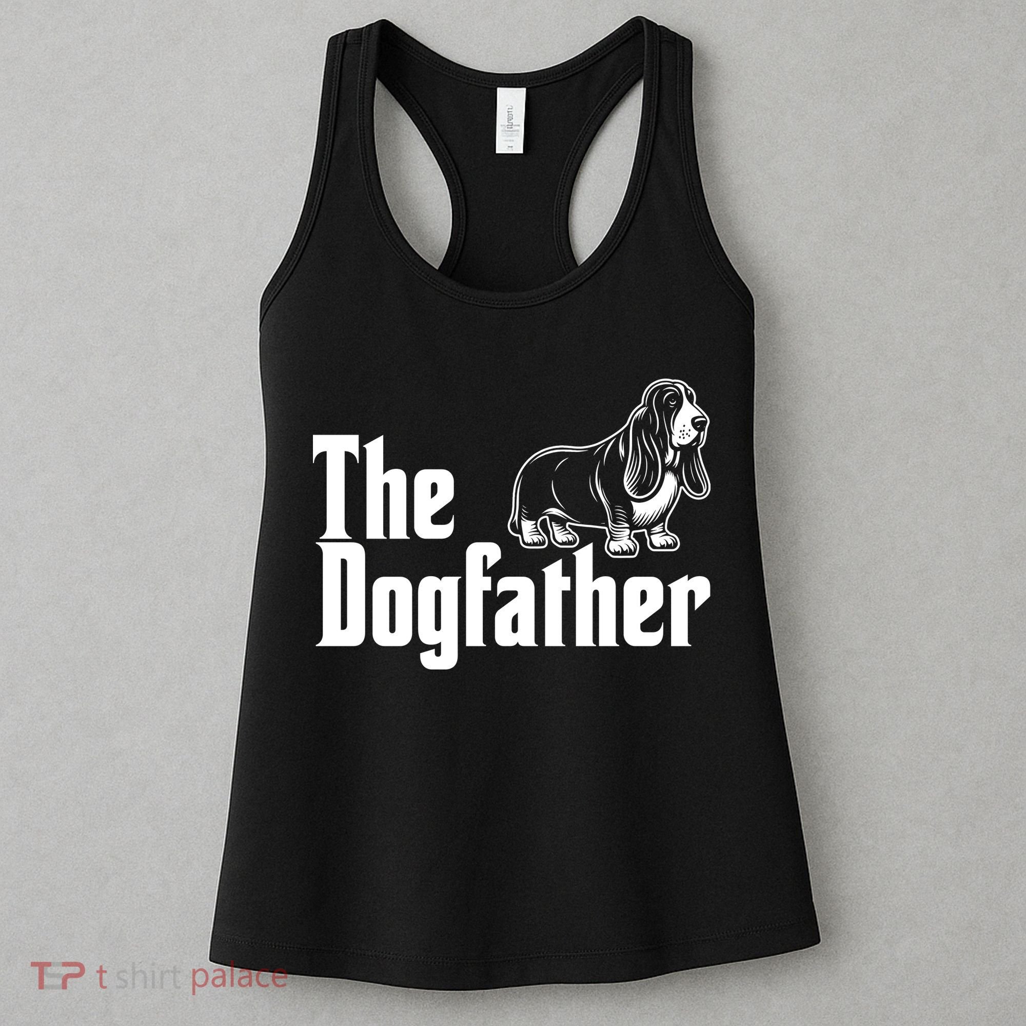 Funny The Dogfather Bassett Hound Lover Women's Tank Top
