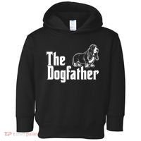 Funny The Dogfather Bassett Hound Lover Toddler Hoodie thumb 0