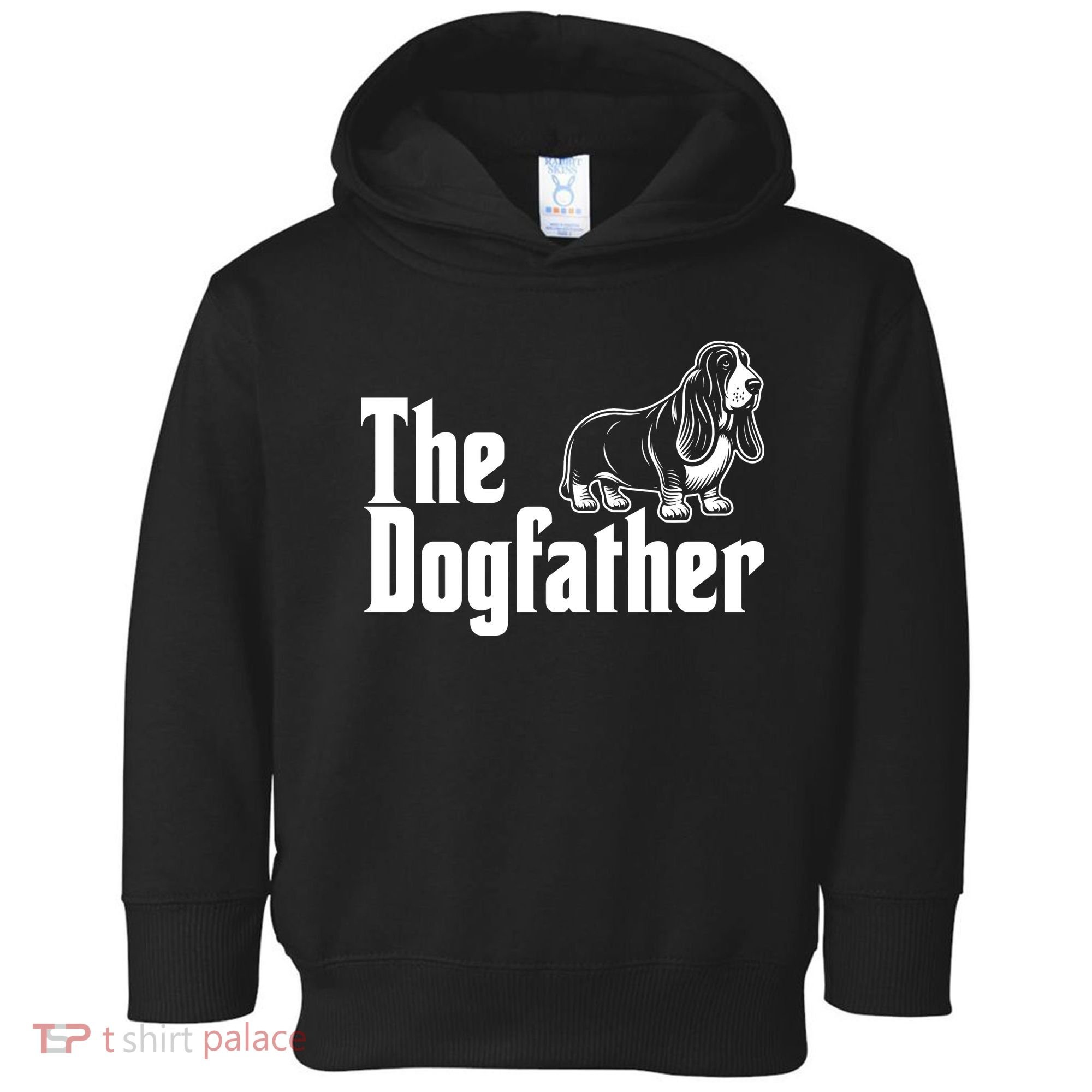 Funny The Dogfather Bassett Hound Lover Toddler Hoodie