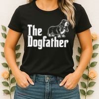 Funny The Dogfather Bassett Hound Lover Women's T-Shirt thumb 2