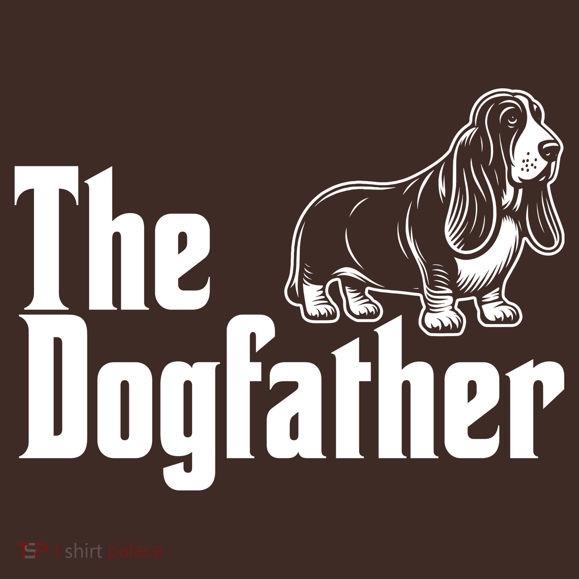 Funny The Dogfather Bassett Hound Lover Apron