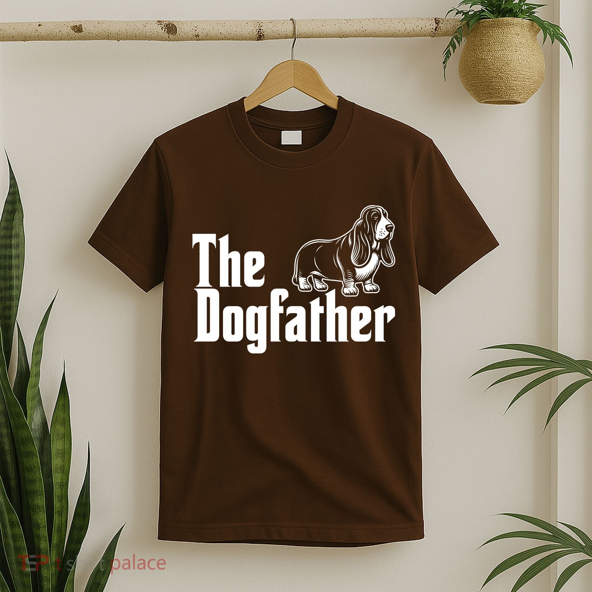 Funny The Dogfather Bassett Hound Lover T-Shirt