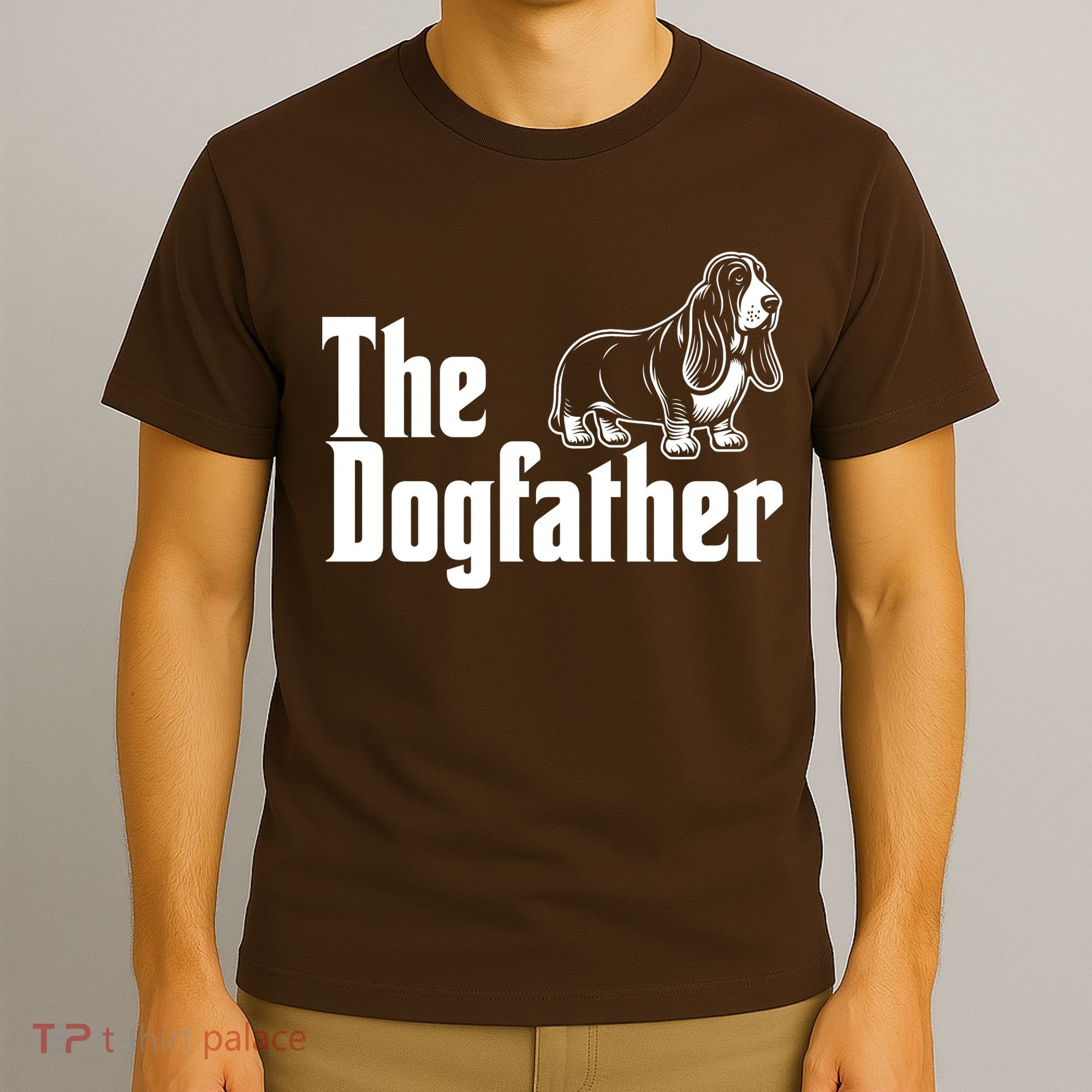 Funny The Dogfather Bassett Hound Lover T-Shirt