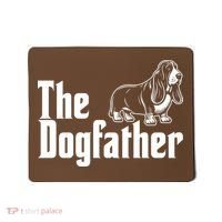 Funny The Dogfather Bassett Hound Lover Mousepad thumb 0