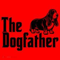 Funny The Dogfather Bassett Hound Lover Santa Hat thumb 1