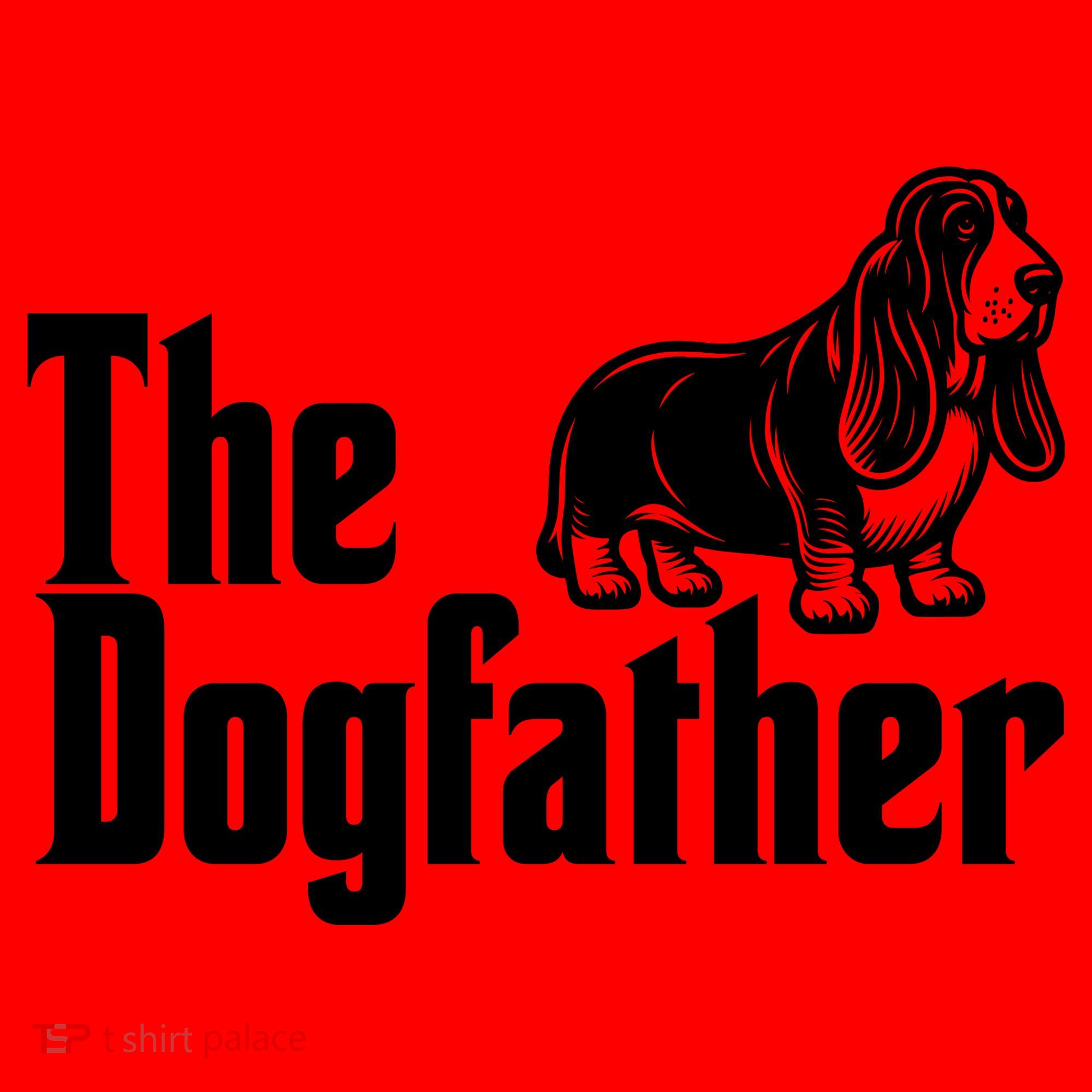 Funny The Dogfather Bassett Hound Lover Santa Hat