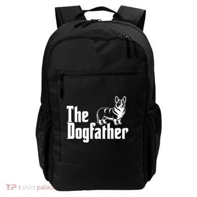 Funny The Dogfather Corgi Lover Backpack