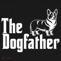 Funny The Dogfather Corgi Lover Bucket Hat thumb 4