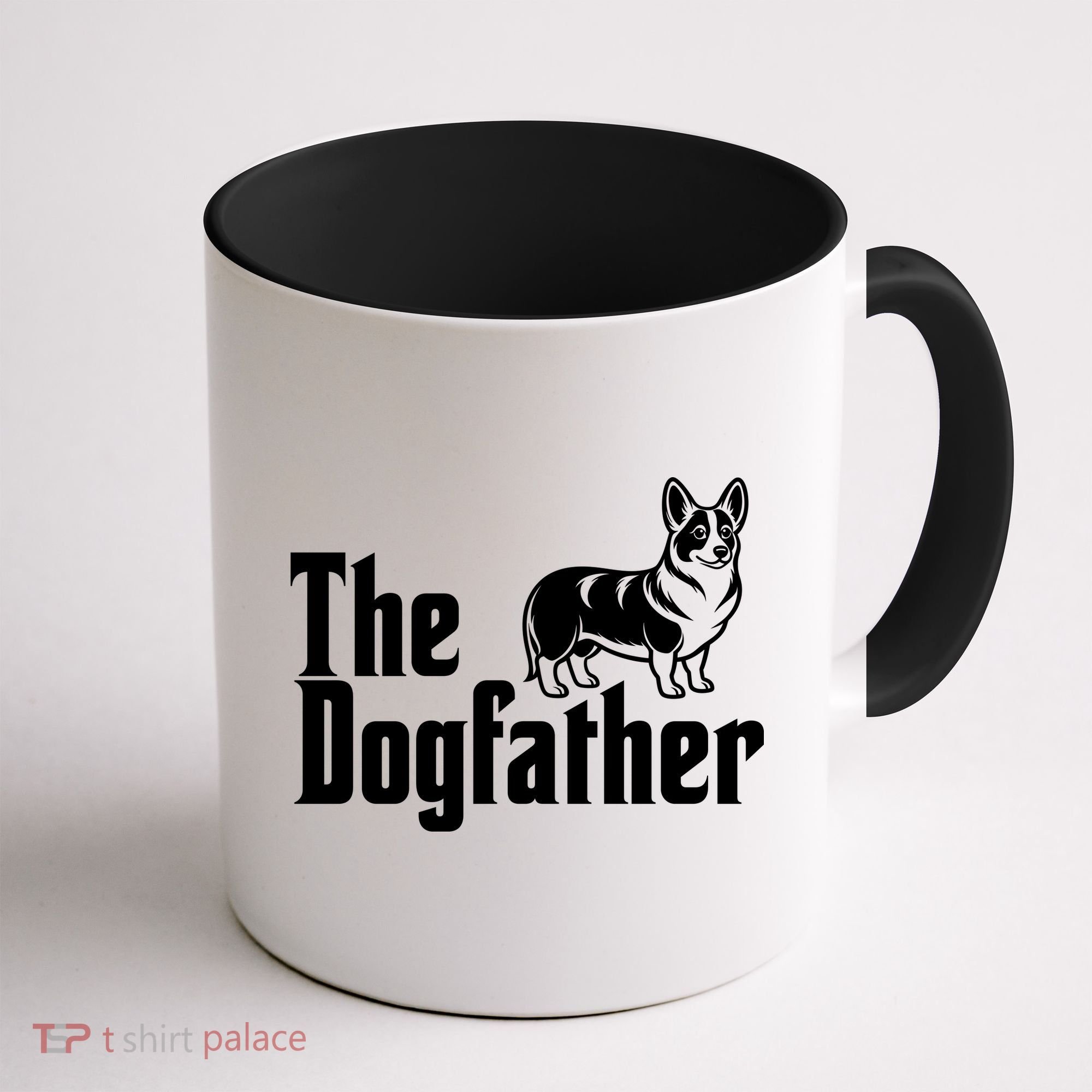 Funny The Dogfather Corgi Lover Coffee Mug