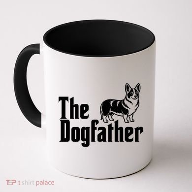 Funny The Dogfather Corgi Lover Coffee Mug