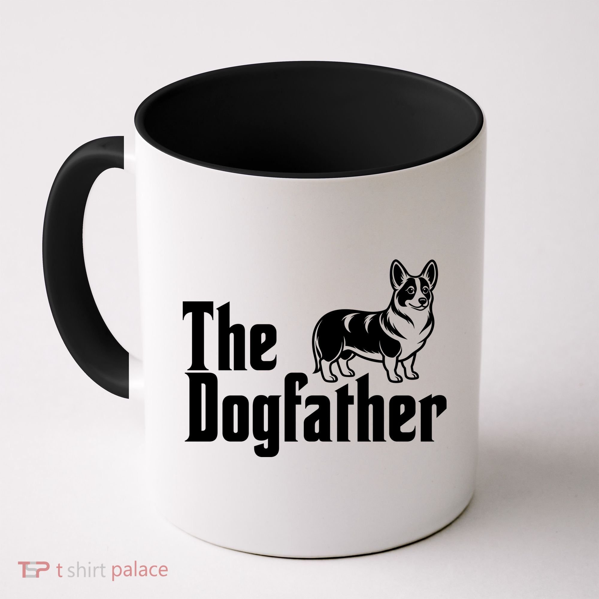 Funny The Dogfather Corgi Lover Coffee Mug