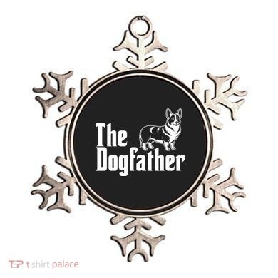 Funny The Dogfather Corgi Lover Ornament