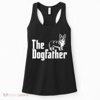 Funny The Dogfather Corgi Lover Women's Tank Top thumb 0