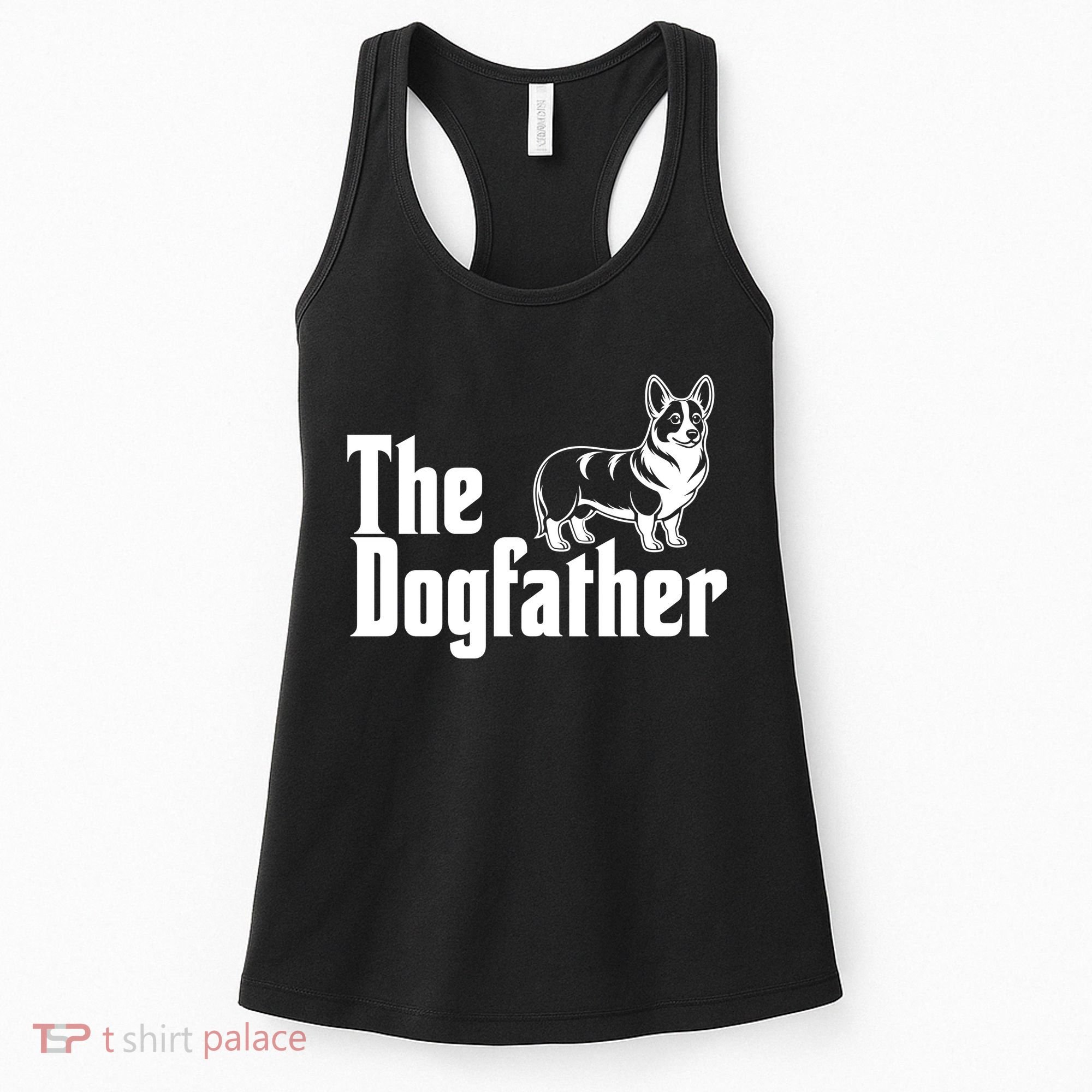 Funny The Dogfather Corgi Lover Women's Tank Top