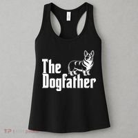 Funny The Dogfather Corgi Lover Women's Tank Top thumb 3
