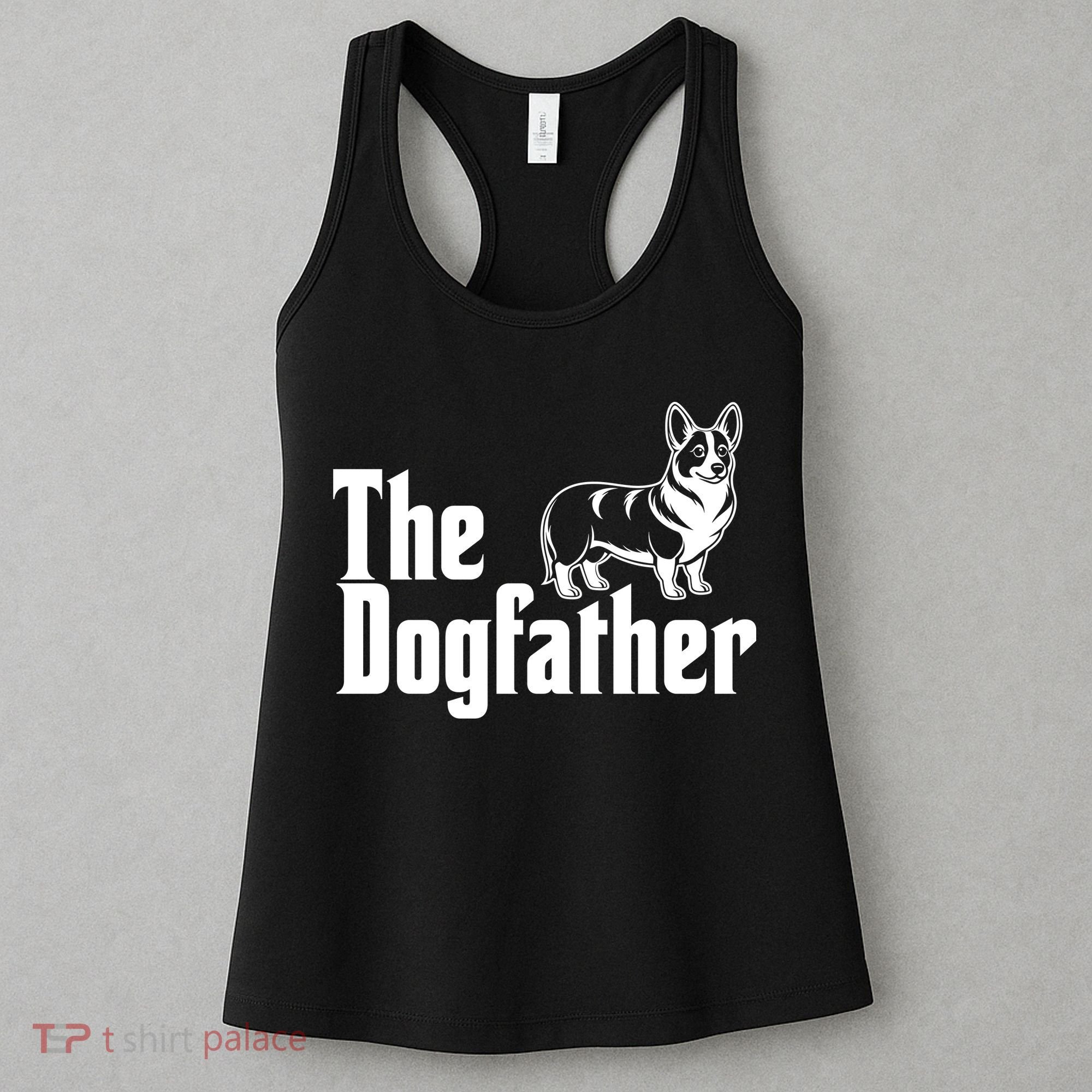 Funny The Dogfather Corgi Lover Women's Tank Top