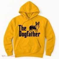 Funny The Dogfather Corgi Lover Hoodie thumb 0