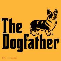 Funny The Dogfather Corgi Lover Long Sleeve Shirt thumb 2
