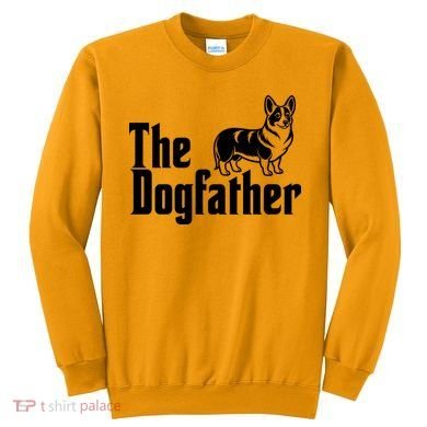 Funny The Dogfather Corgi Lover Sweatshirt