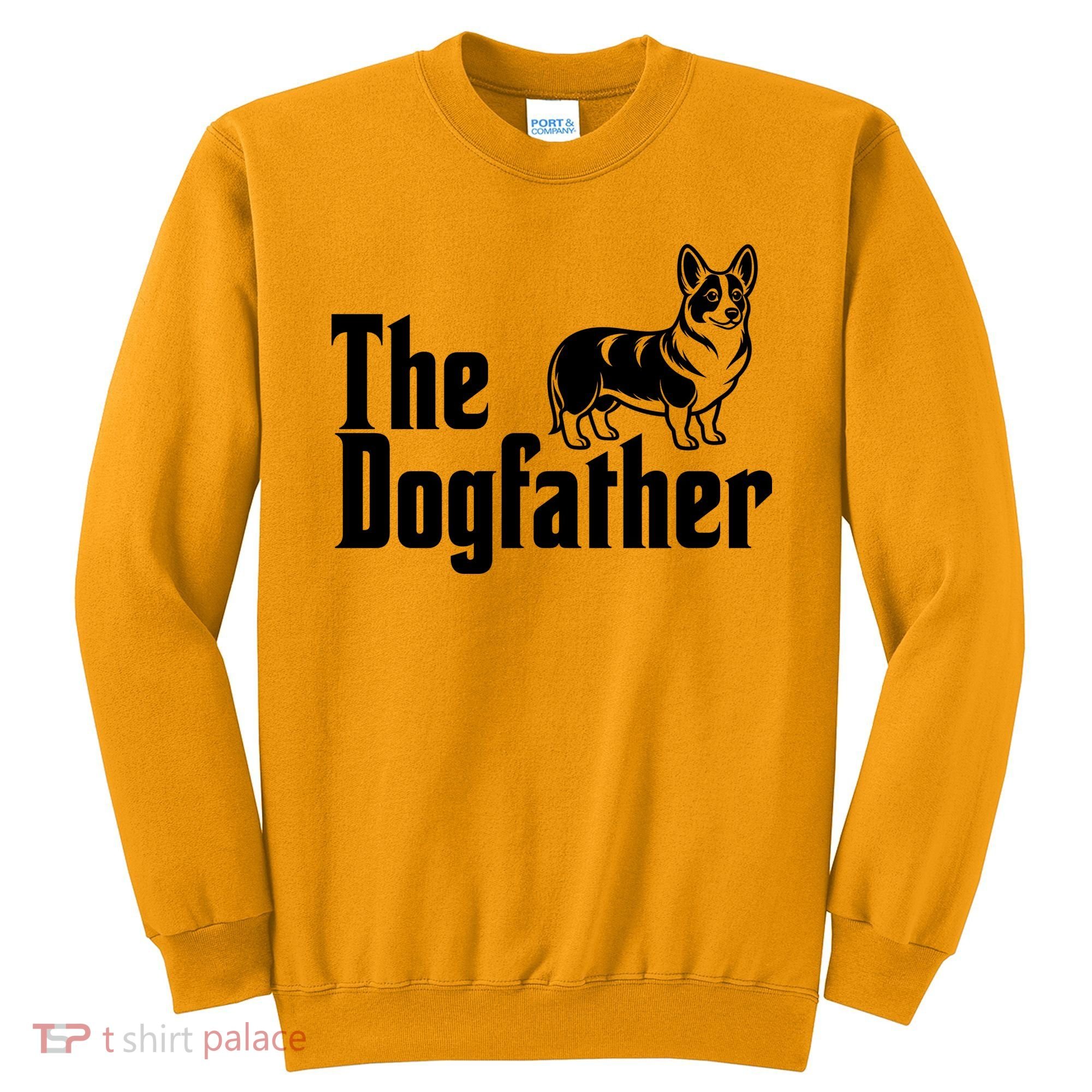 Funny The Dogfather Corgi Lover Sweatshirt