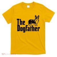 Funny The Dogfather Corgi Lover T-Shirt thumb 0