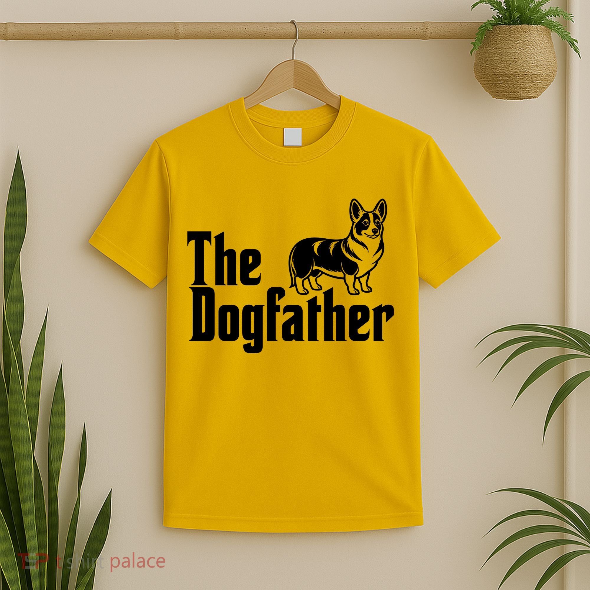 Funny The Dogfather Corgi Lover T-Shirt