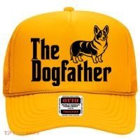 Funny The Dogfather Corgi Lover Hat thumb 0
