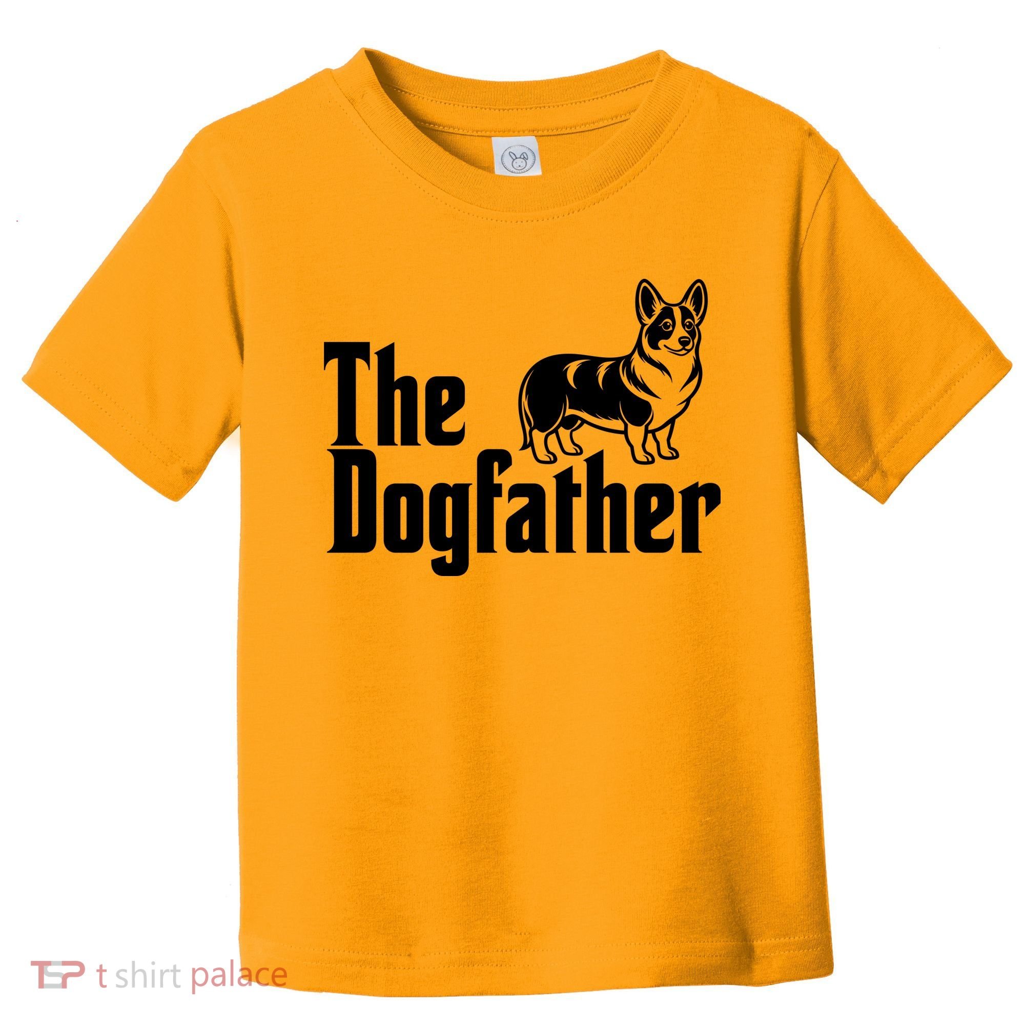 Funny The Dogfather Corgi Lover Toddler T-Shirt