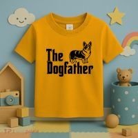 Funny The Dogfather Corgi Lover Toddler T-Shirt thumb 3
