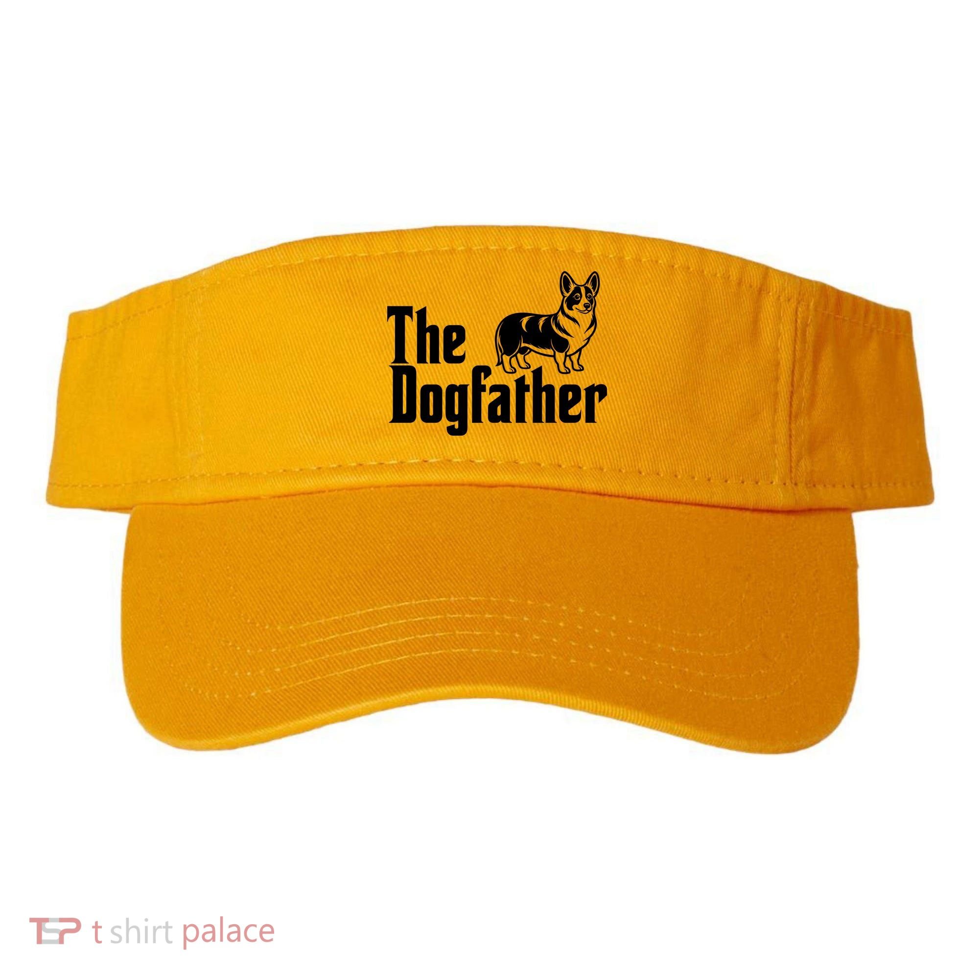 Funny The Dogfather Corgi Lover Visor