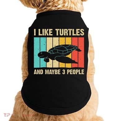 Funny Turtle Design Sea Turtle Lover Doggie Tank
