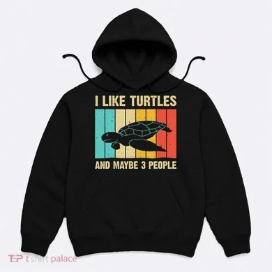 Funny Turtle Design Sea Turtle Lover Hoodie