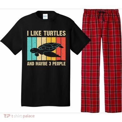 Funny Turtle Design Sea Turtle Lover Pajama Set